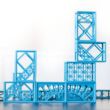 Eiffel building toy and game - French version