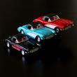 Red Chevrolet Corvette 1957 modellcar 1:34 Red Chevrolet Corvette 1957 modellcar 1:34