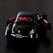 Black Chevrolet Corvette 1957 modelcar 1:34 Black Chevrolet Corvette 1957 modelcar 1:34