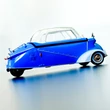 Messerschmitt KR200 - Oldtimer modell különlegesség 1:18  - zöld színben