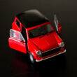 Mini Cooper modellautó, piros