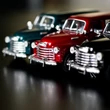 Chevrolet SUBURBAN 1950  - modell autó 1:36 - csak sötétkékben