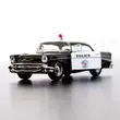 Chevrolet Bel Air rendőrautó - modellutó 1:40