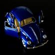 Kék VW Bogár 1967 - modellautó 1:24 Kék VW Bogár 1967 - modellautó 1:24