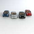 Porsche Panamera S - modellautó 1:40 - ezüst és kék színben Porsche Panamera S - modellautó 1:40 - ezüst és kék színben