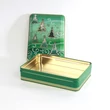 Christmas tree tin box