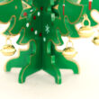 Christmas wooden tree with metal bells - 35 cm