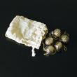 Golden christmas sphere set - 5 pcs Golden christmas sphere set - 5 pcs