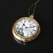 Pocket clock glass hanging decoration 10cm Pocket clock glass hanging decoration 10cm