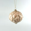 Glass hanging decoration in onion form with pearls