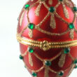 Exclusive glass red egg - openable decoration