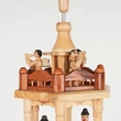 4 szintes karácsonyi forgó pácolt oszlopokkal 55 cm 4 szintes karácsonyi forgó pácolt oszlopokkal 55 cm