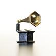 Gramofon babaház kellék Gramofon babaház kellék