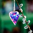 Figured hearts - hanging decorations Figured hearts - hanging decorations