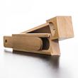 Two leveled wooden pencil case Two leveled wooden pencil case