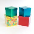 Blue cube - metal box