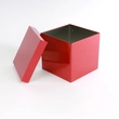 Piros kocka - fém ajándékdoboz