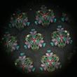 Exkluzív kaleidoszkóp üveg elemekkel oldal világítással - 25cm Exkluzív kaleidoszkóp üveg elemekkel oldal világítással - 25cm