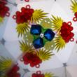Kaleidoszkóp - régi játékok motívummal 4,5 cm átmérővel Kaleidoszkóp - régi játékok motívummal 4,5 cm átmérővel