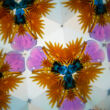 Kaleidoszkóp - virágtündék motívummal