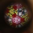 Elegáns kaleidoszkóp réz házban, forgatható véggel - kifejezetten hölgyeknek Elegáns kaleidoszkóp réz házban, forgatható véggel - kifejezetten hölgyeknek