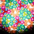 Kaleidoszkóp színes mintás fém házban forgatható véggel Kaleidoszkóp színes mintás fém házban forgatható véggel