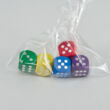 Colorful dice set - 5 pcs