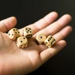 Wooden dice set 5pcs