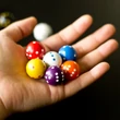 Dice ball for boardgames