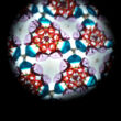  Okta-kaleidoszkóp fekete fehér burkolattal