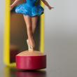 Dancing ballerina with mirror- magnetic toy