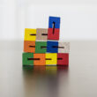 Mini Kockakigyó  alakitható, formálható logikai játék