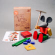 Quiek the Mouse - wooden figural building set