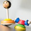 Pörgethető leányka - Montessori torony fából Pörgethető leányka - Montessori torony fából