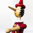 Pinokkió - 40 cm - fabábú