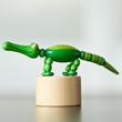Crocodile underspring wooden toy Crocodile underspring wooden toy