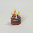 Chocklate cake with under sring - wooden toy
