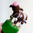 Wooden Cow underspring toy