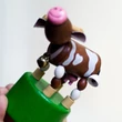 Wooden Cow underspring toy