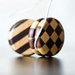 Inlaid wooden yo-yo