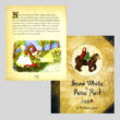 SNOW WHITE and ROSERED fairy tale book in English
