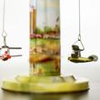 Airport merry-go-round tin toy Airport merry-go-round tin toy