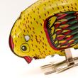 Picking chick  vintage tin toy