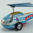 Helicopter vintage hungarian tin toy