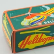 Helicopter vintage hungarian tin toy