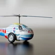 Helicopter vintage hungarian tin toy