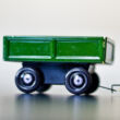 Tractor with trailer tin toy