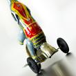 Elephant on tricycle tin toy Elephant on tricycle tin toy