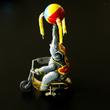 Elephant on tricycle tin toy Elephant on tricycle tin toy