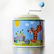 Winnie the Pooh baby hand-organ tin toy